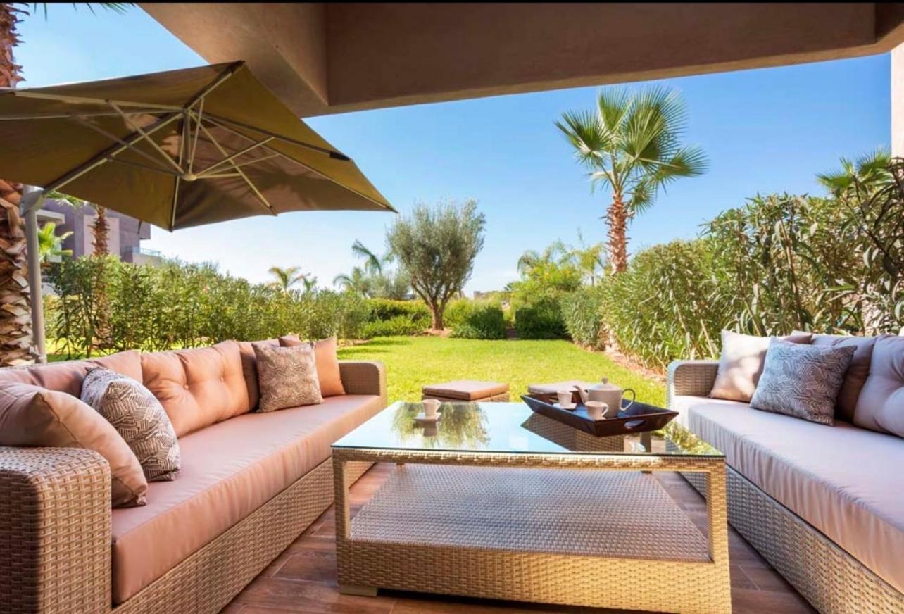 Appartement De Luxe Avec Jardin Prive Marrakesh Bagian luar foto